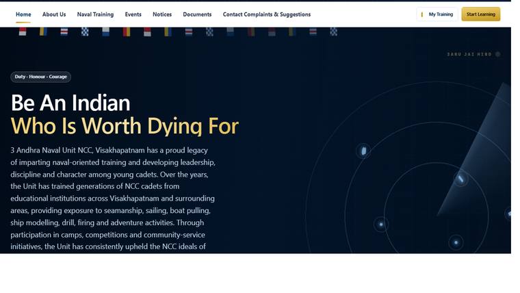 3 Andhra Naval Unit NCC website